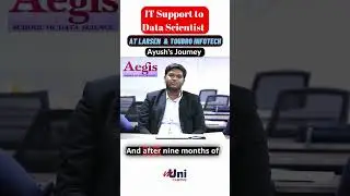 #IT #support to #Data Scientist: Ayush's Journey #ai #jobs #shorts #success #datascience #ml #dl