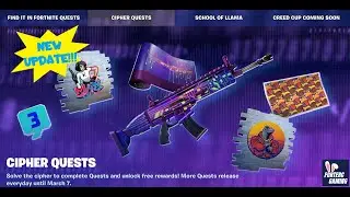 Fortnite Cipher Quests Update