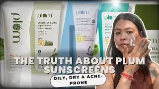 5 Plum Sunscreens Compared:Which One is Perfect for Your Skin Type?Blotting paper Test!Honest Review