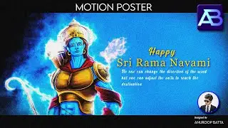 Sri Ram Navami Motion Poster | Designed on After Effects by Anuroop Batta