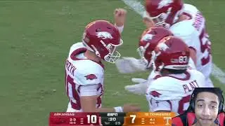TENNESEE HATER REACTS TO Arkansas vs #12 Tennessee College Football Highlights!!!
