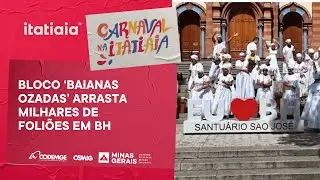 VEJA IMAGENS DA LAVAGEM E DO DESFILE DO BLOCO 'BAIANAS OZADAS' DE BH