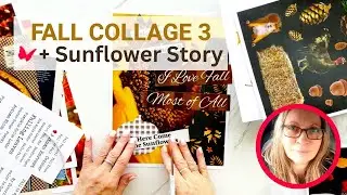 Making a Fall Collage, Learning Boundaries in Life, Sharing My Fall Crafting Paper Packs and Ideas