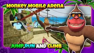 Геймплей Monkey Mobile Arena | Многопользовательская онлайн-игра в салки 🎮🎯