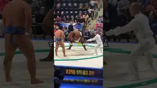 Anh ch&agrave;ng 295kg v&agrave; v&otilde; sĩ sumo 😲