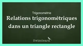 Sinus, cosinus et tangente dans un triangle rectangle