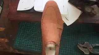 Easy way of Making Asymmetrical Apron for Monk Strap Shoes. Spring the vamp Also