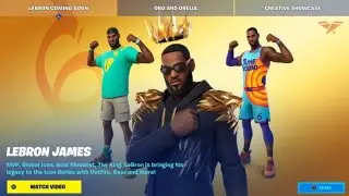 LeBaron James received his own animated item shop.. #fortnite