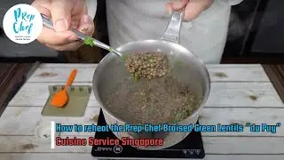 Braised Green Lentils Du Puy| Prep Chef |  Cuisine Service Singapore