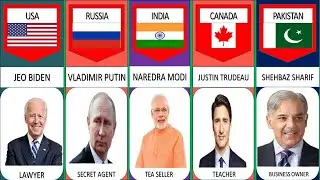 World Leaders Original Jobs From Different Countries | @genuinedata