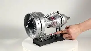 DM121 DIY Dual Spool High Bypass Ratio Engine Turbofan Engine Model Kit