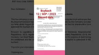 😱 Rs 10,000 Cr buyback 💥 Larsen and toubro Ltd share buyback update #stockmarket #trending #ytshorts