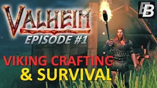 Valheim Gameplay - Viking Crafting + Survival game  (Let's Play #1)