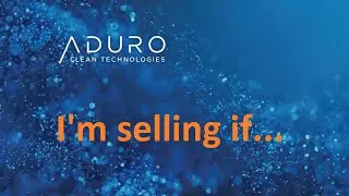 If this thing changes, I'm INSTANTLY dumping Aduro $ADUR