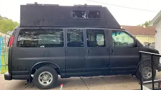 Step by Step DIY Camper Van High Top Roof Extension Build