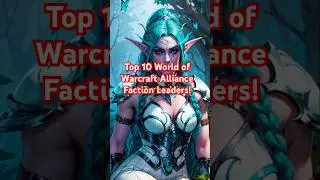 Top 10 World of Warcraft Alliance Faction Leaders!