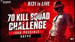 70 Kill Challenge. In 60fps #bgmilive #iphone11 Pro Max#60fps  #bgmilivestream #rj31islive
