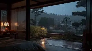 ⛈️ HEAVY Rain on Window ASMR: Instant Calm, Block Out Noise, Deep Focus & Sleep Aid.