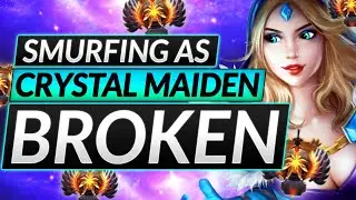BROKEN SUPPORT SMURF at 8K MMR - THE HARDCARRY Crystal Maiden - Dota 2 Guide