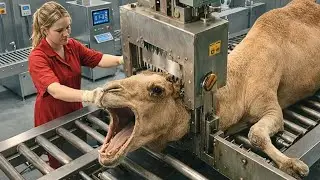 Inside the Camel Slaughter Factory &ndash; How Camel Skin Becomes Million-Dollar Products (Full Process)