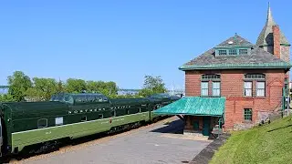 Luxury Rail Travel to Montreal! Northern Pacific Dome Cars on the Adirondack, MASSIVE CPKC Freight!
