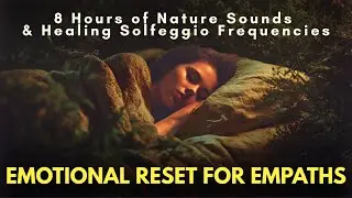  8 Hour Deep Sleep Sounds & Solfeggio Frequencies for Emotional Reset While You Sleep