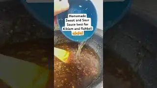 so good kikiam sauce #yummy #pinoysnacks #streetfood #blessed #homemade #shorts