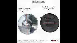 Buckler Shield | Tempered Steel Buckler Shield for Medieval Armour Combat Sports by HBC Armor&trade;