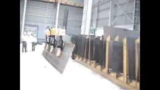 Electro Permanent Magnetic Vertical Plate Handling System for Handling of Plates