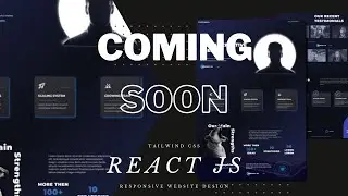 Responsive React Creative Agency Landing page design! Coming Soon!
