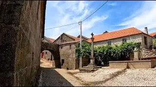 Vilarinho Seco, Terras do Barroso, aldeia preservada de granito - Portugal