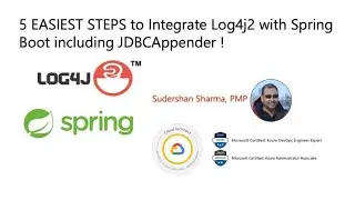 5 EASIEST STEPS to Integrate Log4j2 with Spring Boot including JDBCAppender