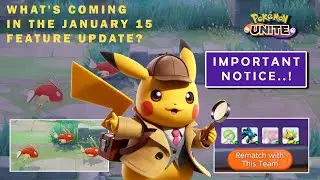 😲What's Coming in the January 15 Feature Update | Patch Notes | Pokemon Unite | Tamil