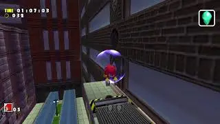 Sonic Adventure (PC) - Knuckles dashpad glitch