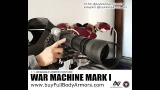 Wearable War Machine Mark 1 Armor Costume Suit M134