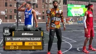 17 POINTS & NASTY PUTBACK POSTER DUNK! NBA 2K18 MyPark Gameplay