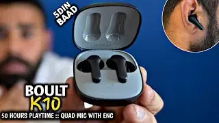 Boult K10 TWS unboxing & review ⚡️50 hours playtime with quad mic ENC⚡️Best TWS under ₹1000