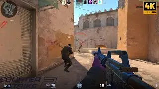 Counter Strike 2 Premier Gameplay 4K (Dust 2)