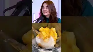 😮Komal Meer Ne Apna weight kaise aur kyon badhaya how to make Refreshing Peach Juice #shorts​ #viral