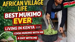 BEST MUKIMO EVER!/COOK MUKIMO WITH ME FROM SCRATCH/VILLAGE VLOG/A DAY WITH ME /KENYAN VILLAGE 🇰🇪