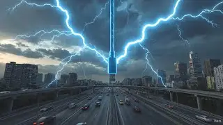 GIANT CHARGING CABLE CGI AD ⚡️🤯 Watch The Highway Go HYPER-SPEED! Viral FOOH Tech #cgi 