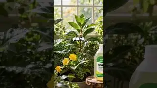 Flores m&aacute;s grandes y verdes con esto casero 🌸 #plants #natural #hack