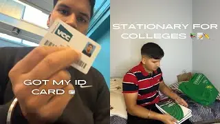Got my ID card 🪪 | Bought stationary for college🇨🇦
