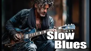 Blues Lonely | Slow Blues Session &ndash; Deep Bass & Electric Guitar