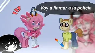 Pidiendo amablemente dibujar skins en PONYTOWN 😘👽
