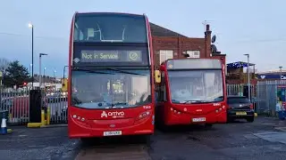BUSES AT EDMONTON GREEN & ENFIELD BUS GARAGE