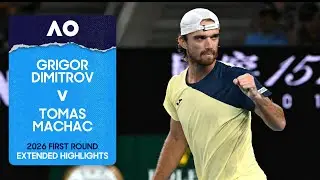 Grigor Dimitrov v Tomas Machac Extended Highlights | Australian Open 2026 First Round