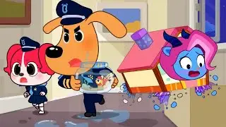 🐾Sheriff Labrador | Keep Your Password Secret 10 | Coffin Dance Song #sherifflabrador