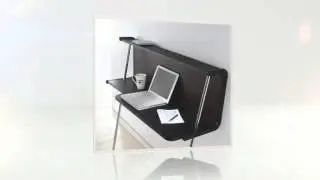 Enitial Lab Modern Leaning Office Desk - Modern Home Decor