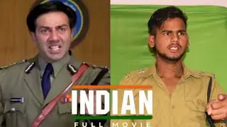 Inspector Sunny Deol रैली की परमिशन लेने आया नेता | धमाकेदार एक्शन कॉमेडी सीन - INDIAN